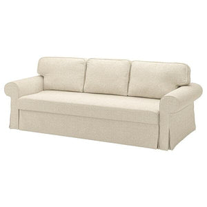 Ikea VRETSTORP - 3-seater sofa bed, Kilanda light beige ,