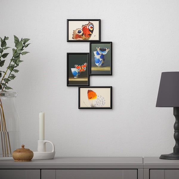 YLLEVAD - Art card, four butterflies, 10x15 cm - best price from Maltashopper.com 70568051