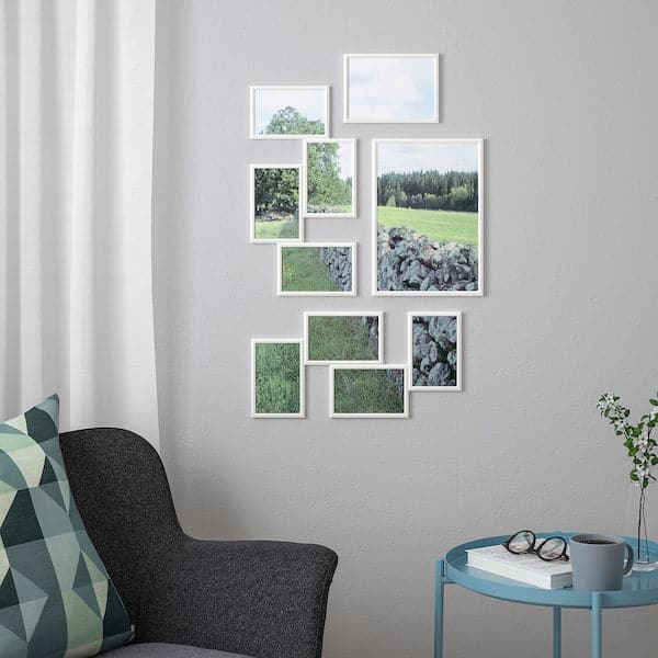 Ikea YLLEVAD - Frame, white, 13x18 cm