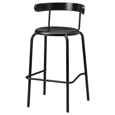 YNGVAR - Bar stool, anthracite, 75 cm - best price from Maltashopper.com 60400745