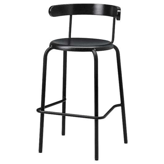 Ikea YNGVAR - Bar stool, anthracite, 75 cm