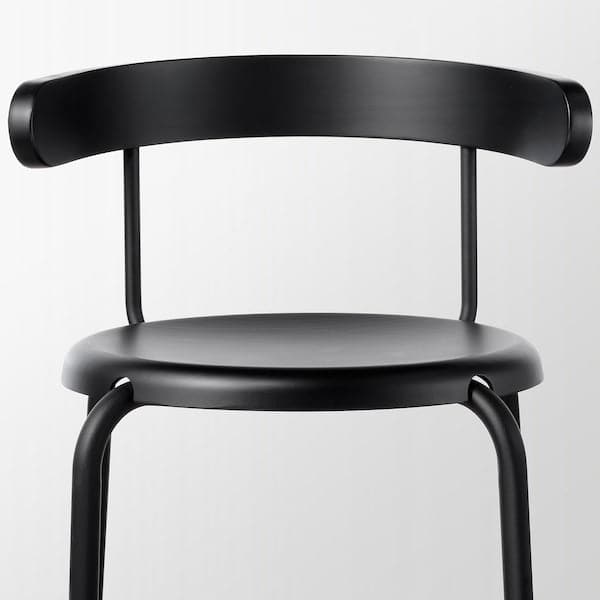 YNGVAR - Bar stool, anthracite, 75 cm - best price from Maltashopper.com 60400745